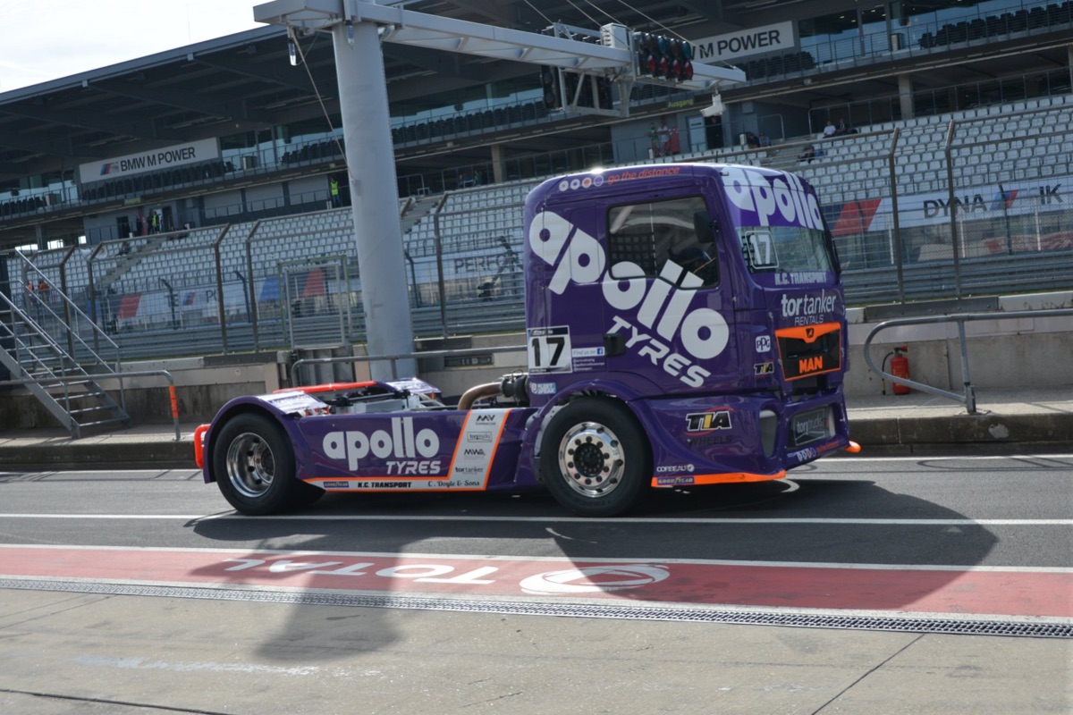 APOLLO TYRES UK DEBUT ON HOME GROUNDS TRUCK RACING AT DONINGTON PARK