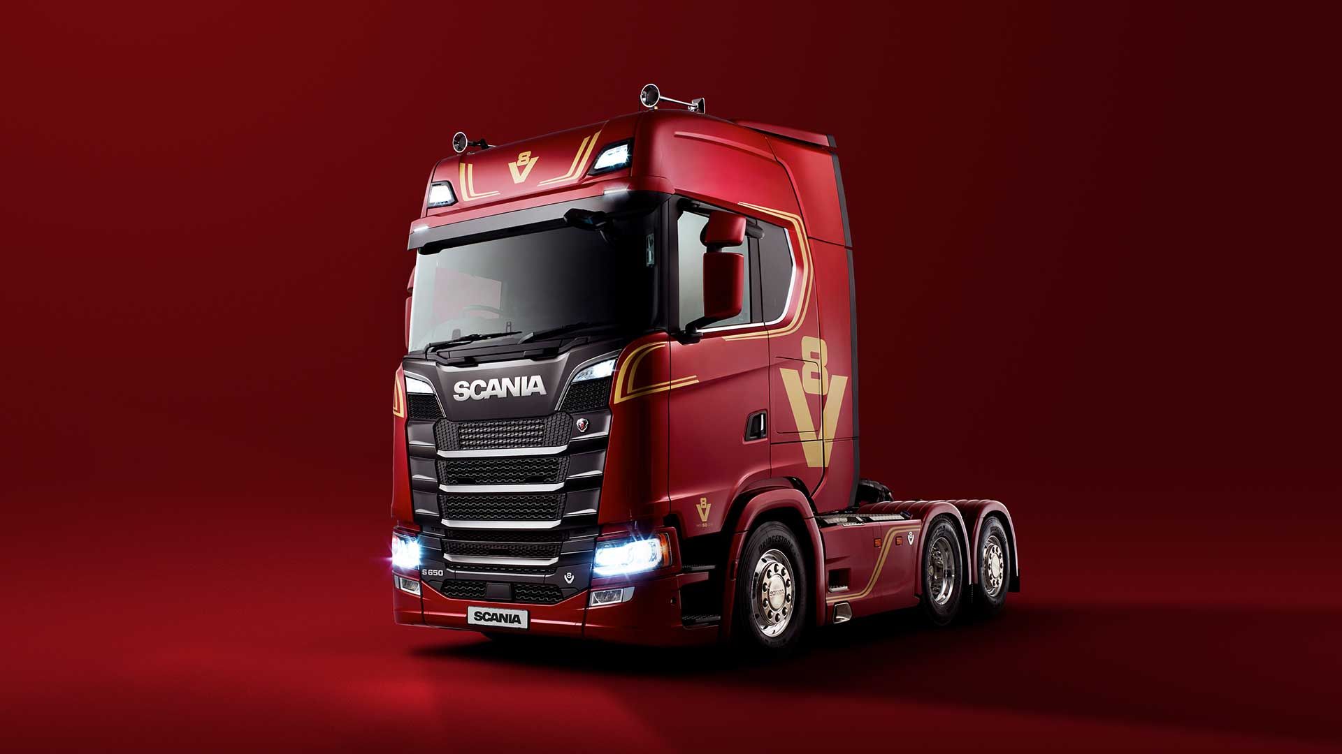 Мотор v8 scania